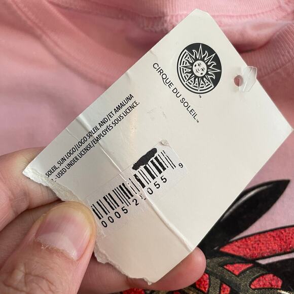 NWT Amaluna Cirque Du Soleil Tee Shirt Womens Small Pink Tempest Circus Y2K - Picture 5 of 11